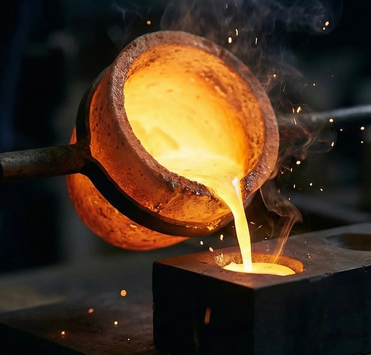 Master jeweler at work